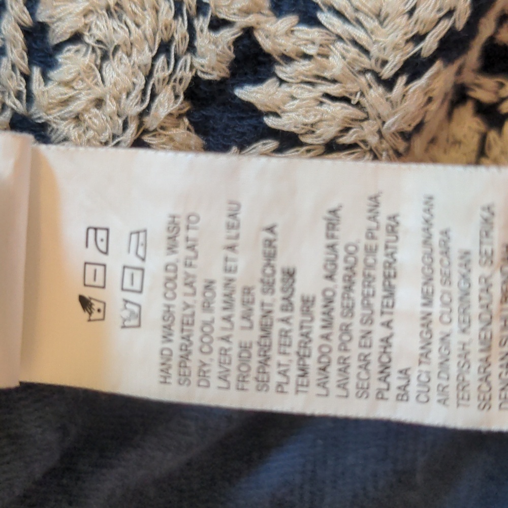 Lucky Brand Lucky Lotus Women's Size 2X Detail Hem Open Front Cardigan Sweater - Picture 13 of 16